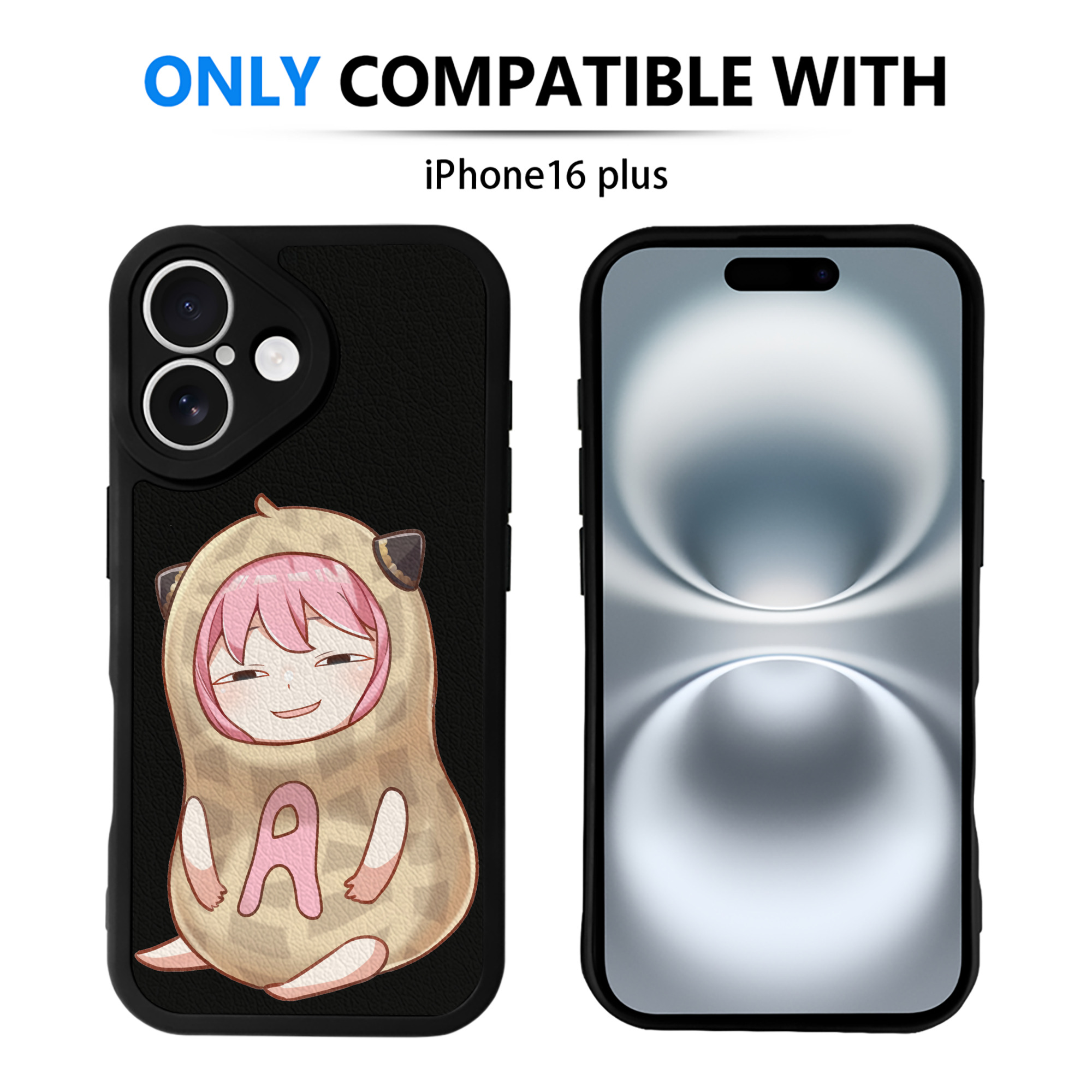 （画像用） SPY×FAMILY间谍家家酒 【iPhone 16シリーズ対応】シリコンスマホケース（レザー調） 材質：シリコン